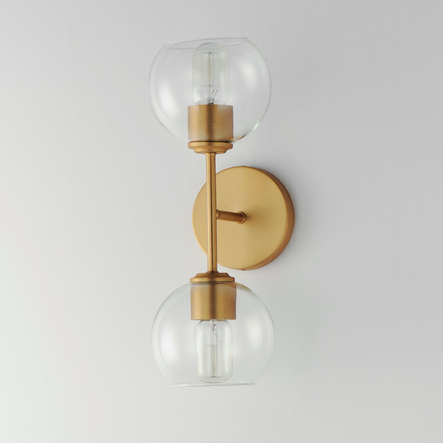 Knox 2-Light Wall Sconce Natural Aged Brass by Maxim Lighting