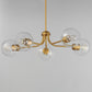 Knox 5-Light Globe Chandelier Natural Aged Brass by Maxim Lighting