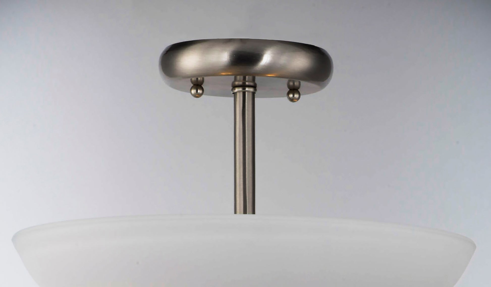 Taylor 2-Light Semi-Flush Mount Satin Nickel by Maxim Lighting