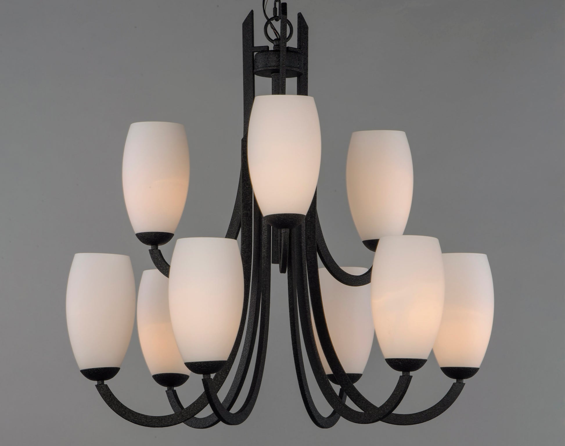 Taylor 9-Light Chandelier Textured Black by Maxim Lighting