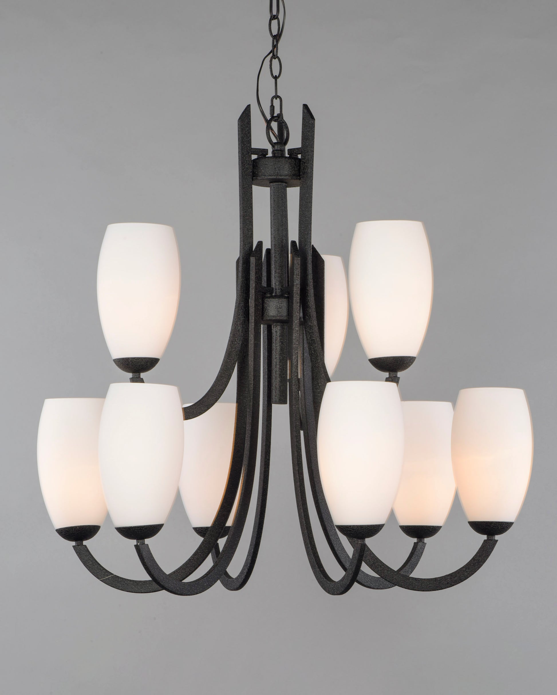 Taylor 9-Light Chandelier Textured Black by Maxim Lighting