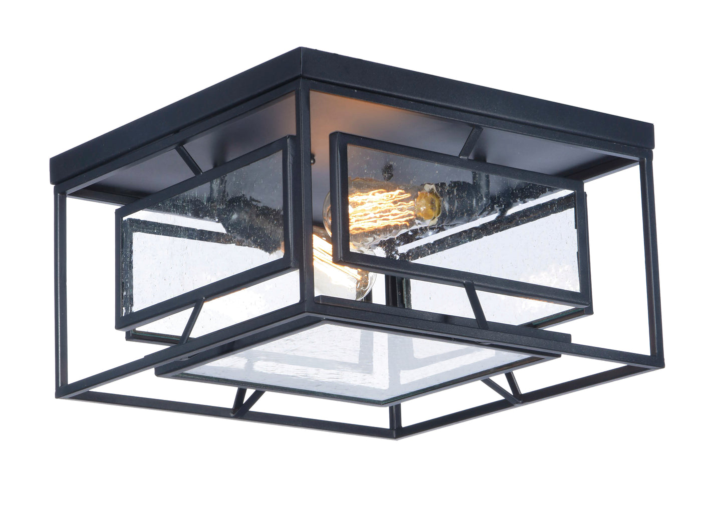 Era 2-Light Ceiling Lamp Black by Maxim Lighting