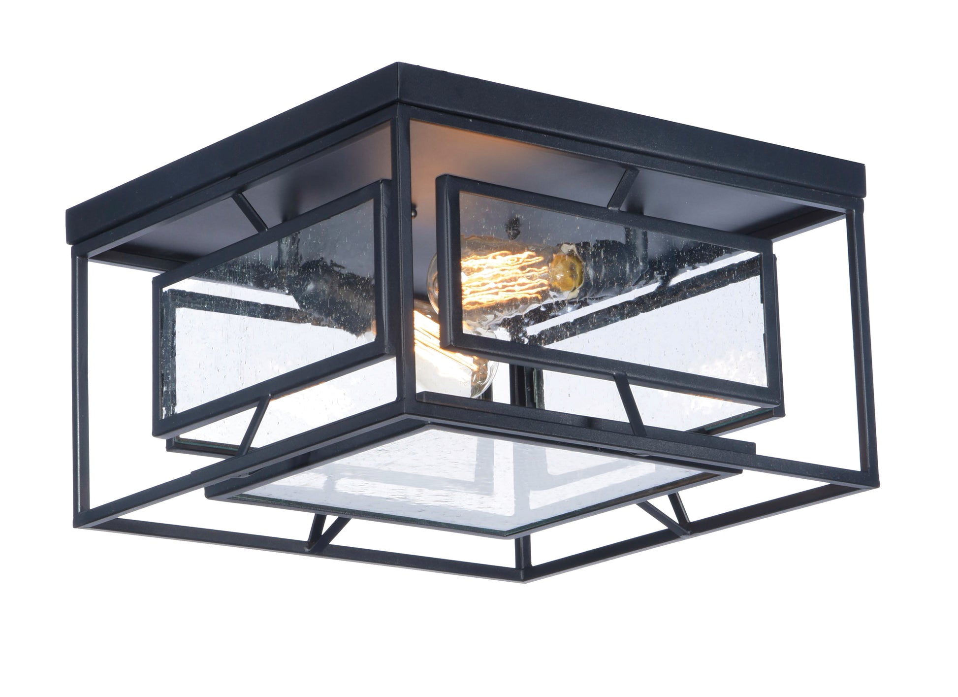 Era 2-Light Ceiling Lamp Black by Maxim Lighting