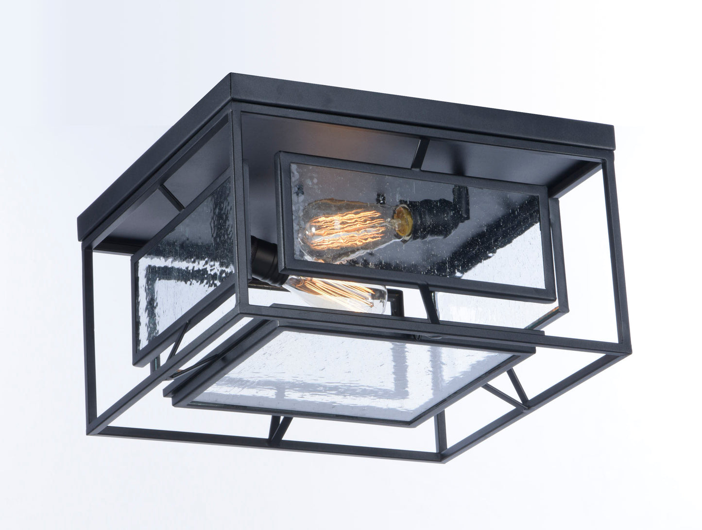 Era 2-Light Ceiling Lamp Black by Maxim Lighting