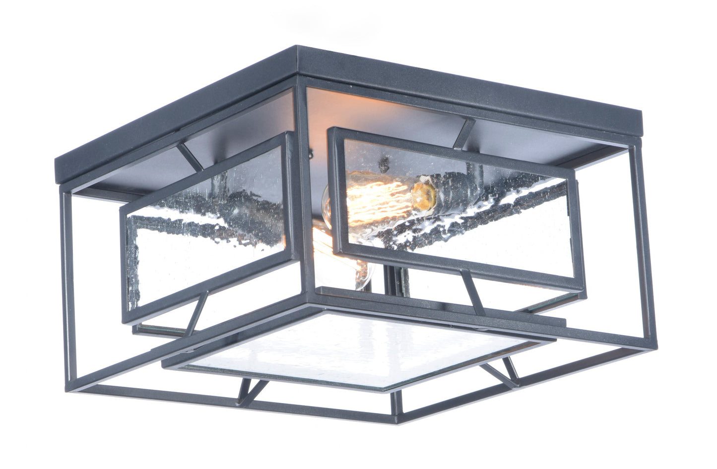 Era 2-Light Ceiling Lamp Black by Maxim Lighting