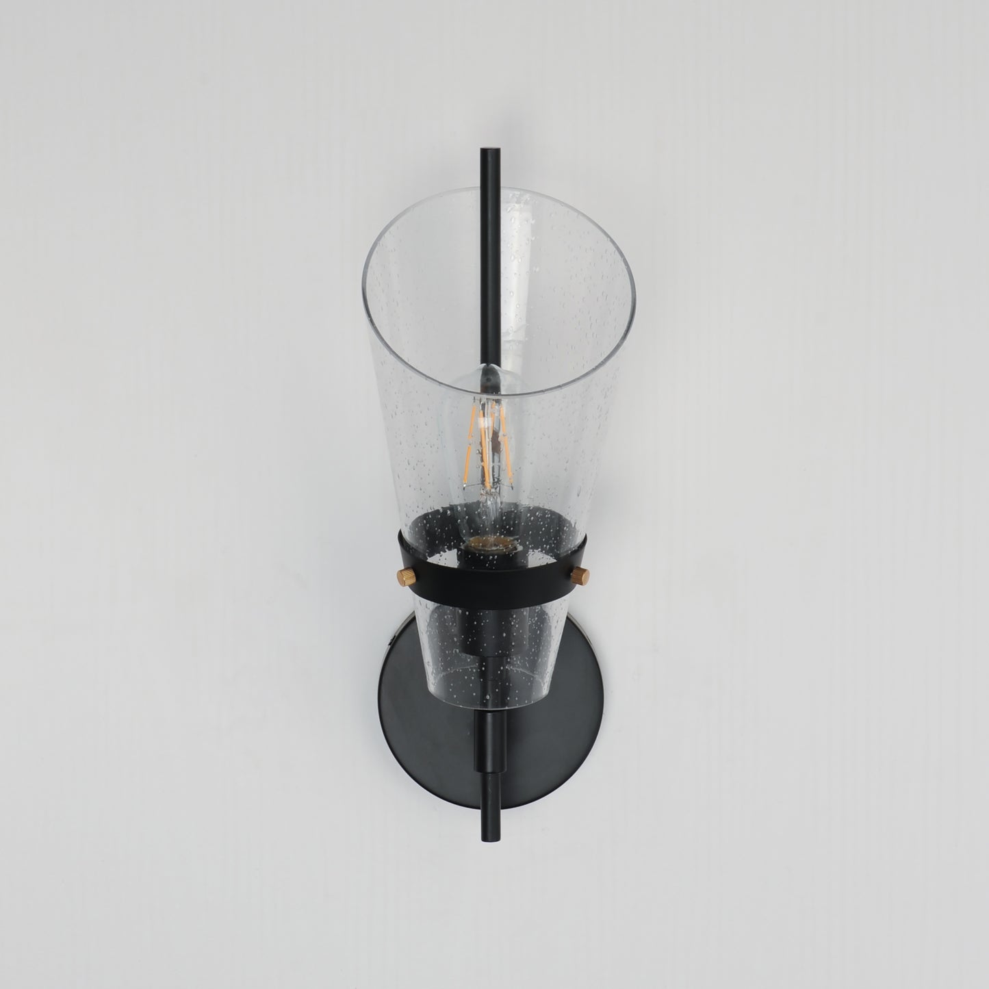 Finch Wall Sconce Dark Bronze/Antique Brass by Maxim Lighting