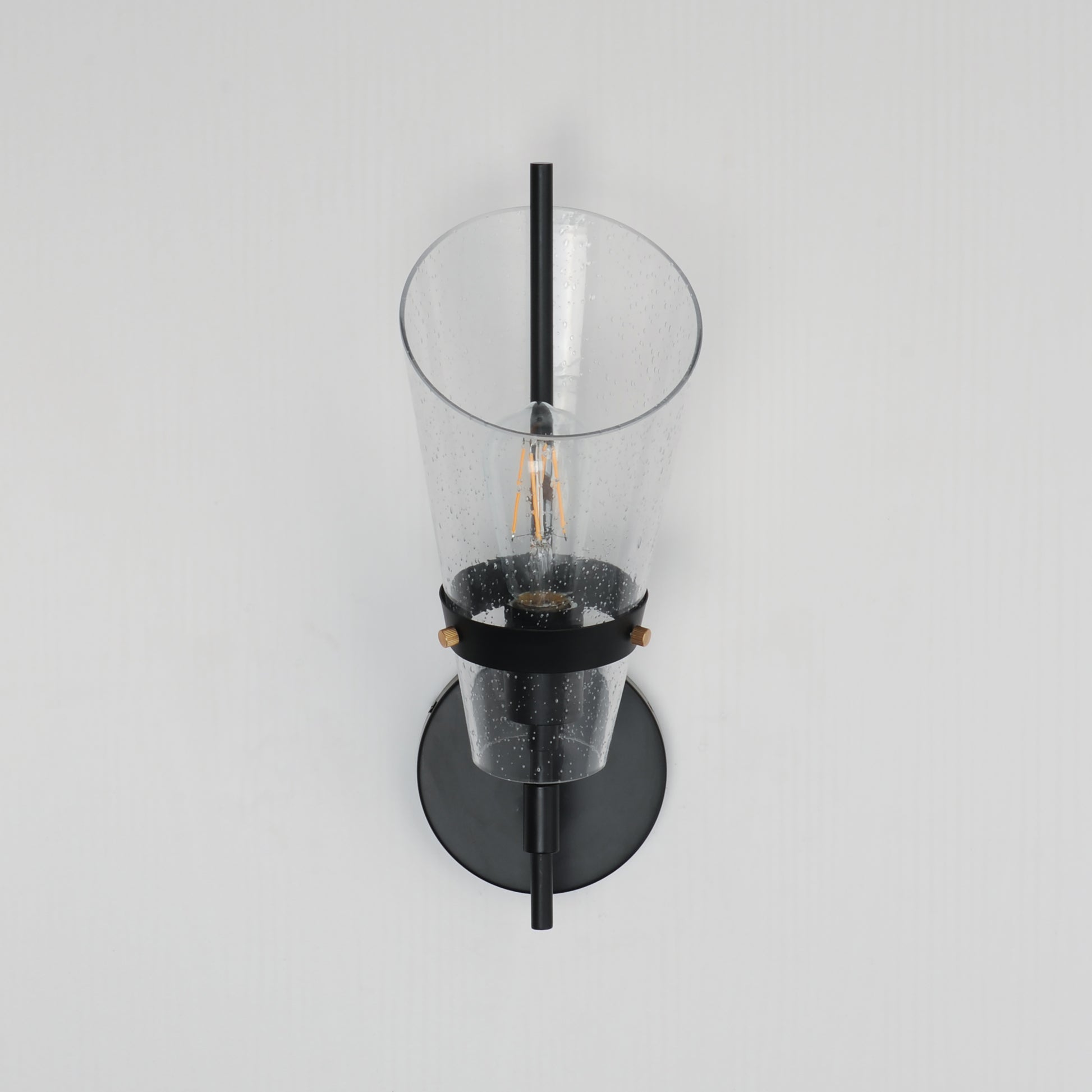 Finch Wall Sconce Dark Bronze/Antique Brass by Maxim Lighting