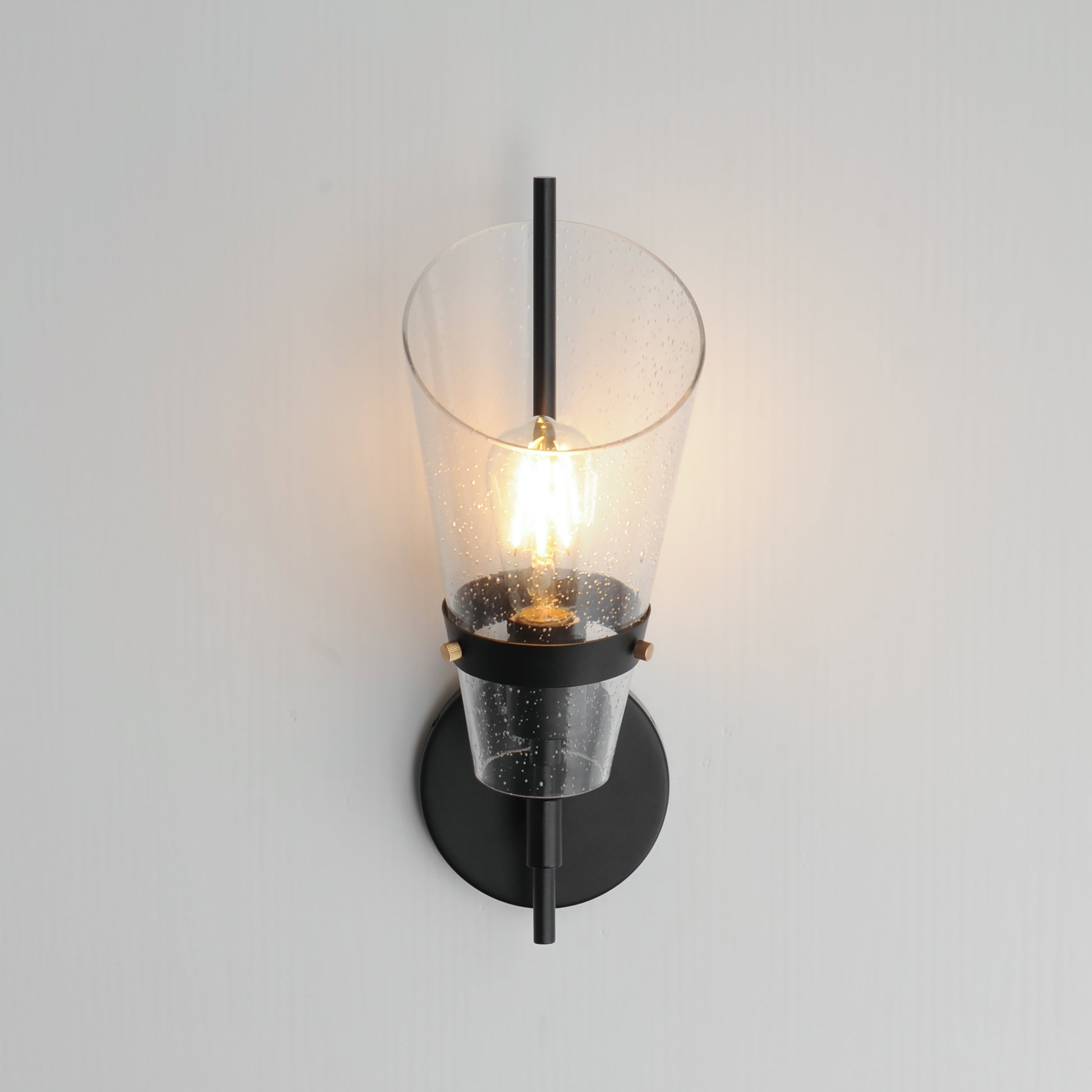 Finch Wall Sconce Dark Bronze/Antique Brass by Maxim Lighting