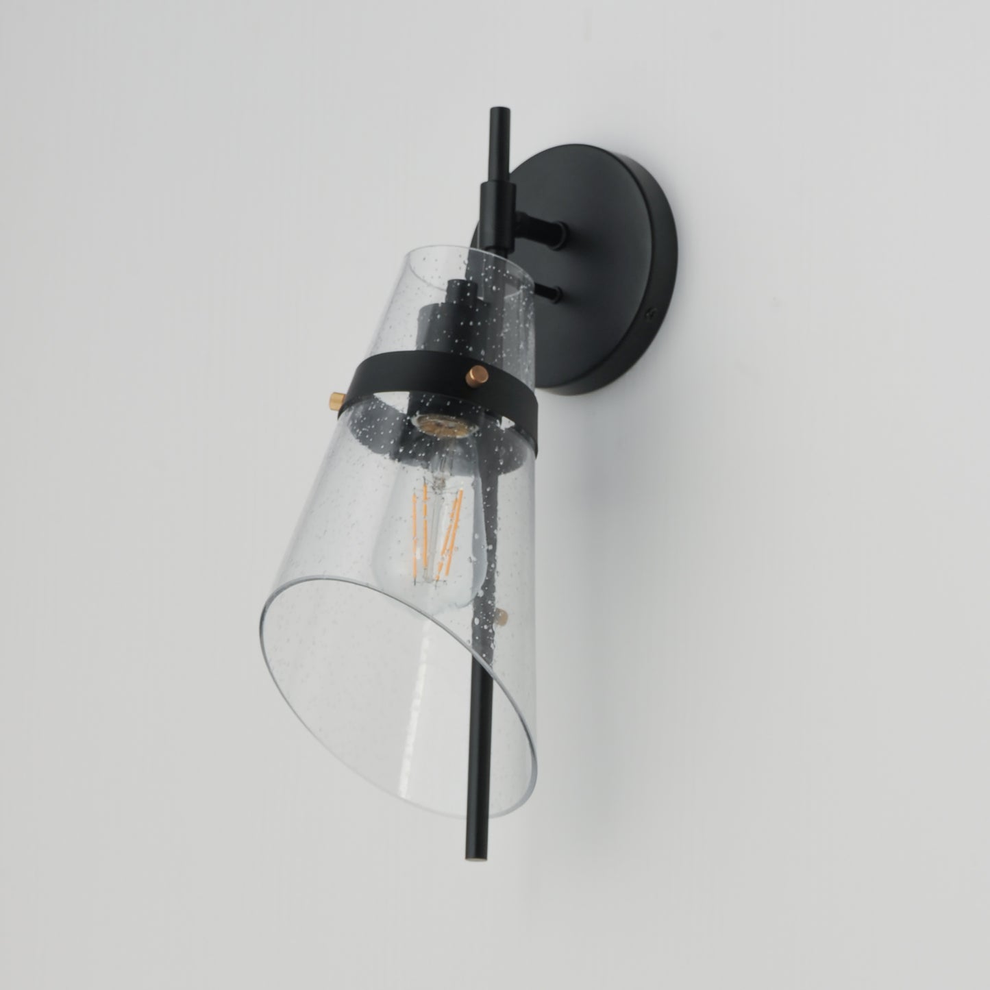 Finch Wall Sconce Dark Bronze/Antique Brass by Maxim Lighting