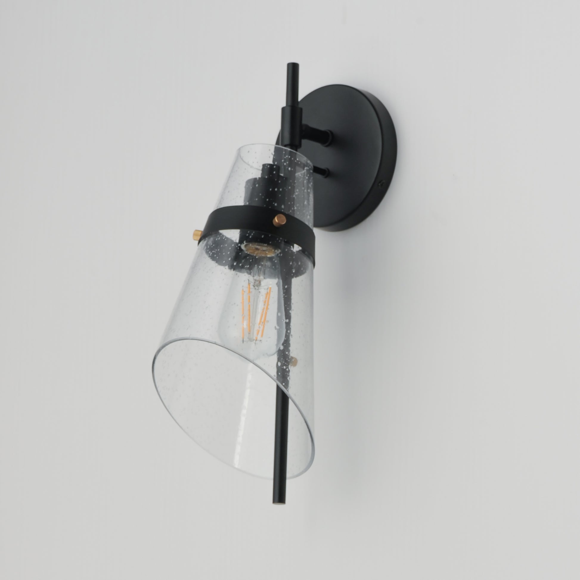 Finch Wall Sconce Dark Bronze/Antique Brass by Maxim Lighting