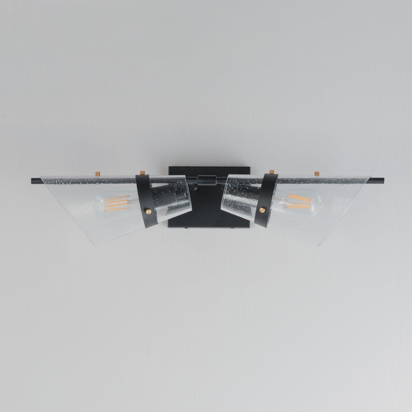 Finch 2-Light Wall Sconce Dark Bronze/Antique Brass by Maxim Lighting