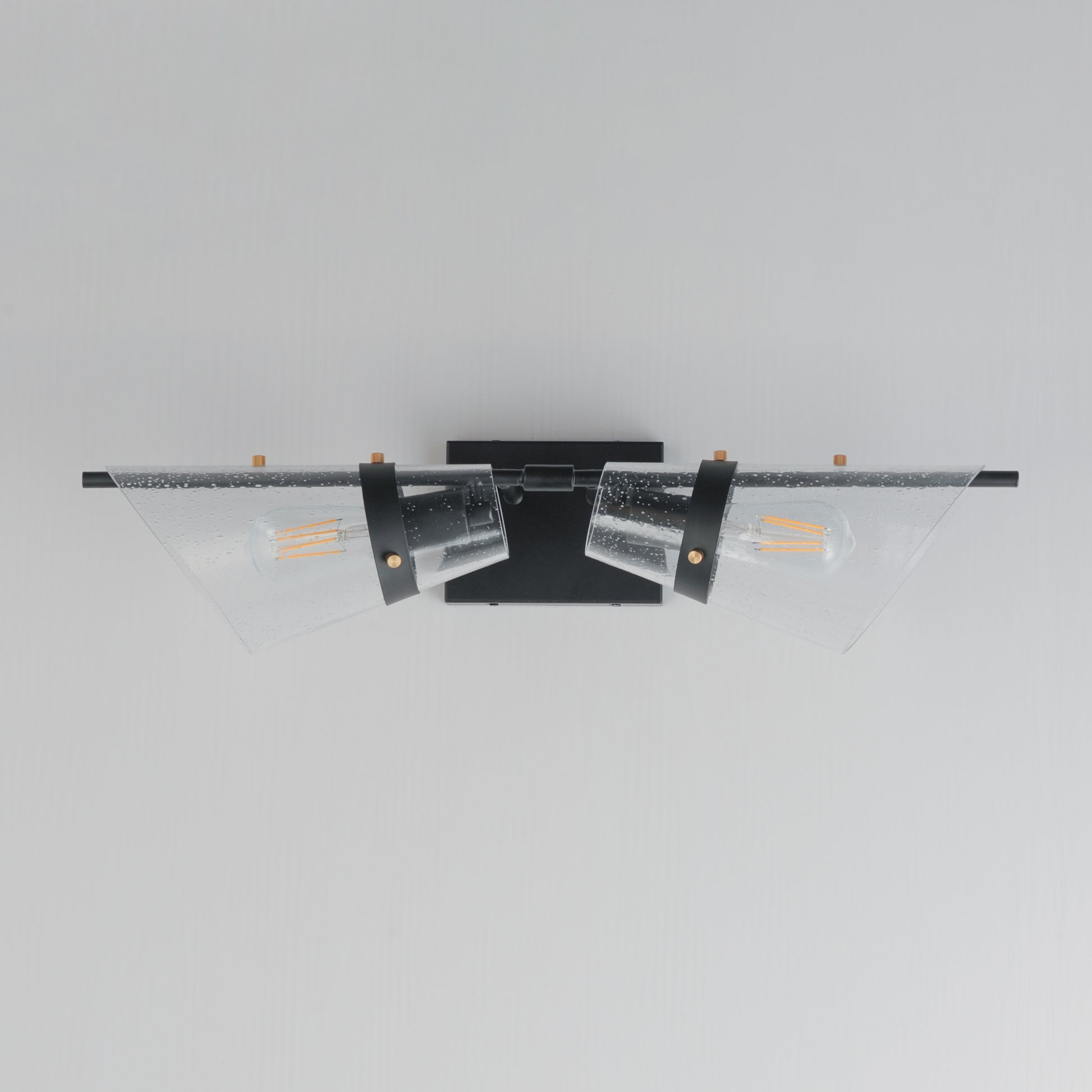 Finch 2-Light Wall Sconce Dark Bronze/Antique Brass by Maxim Lighting