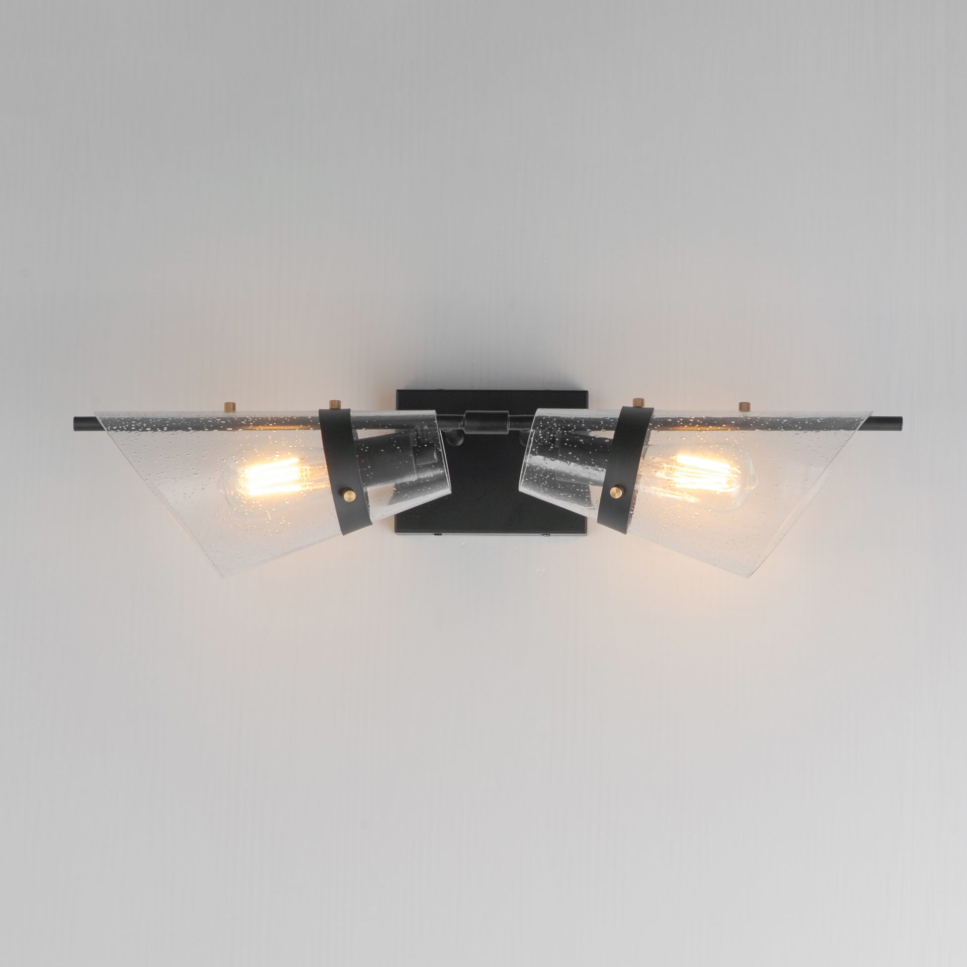 Finch 2-Light Wall Sconce Dark Bronze/Antique Brass by Maxim Lighting