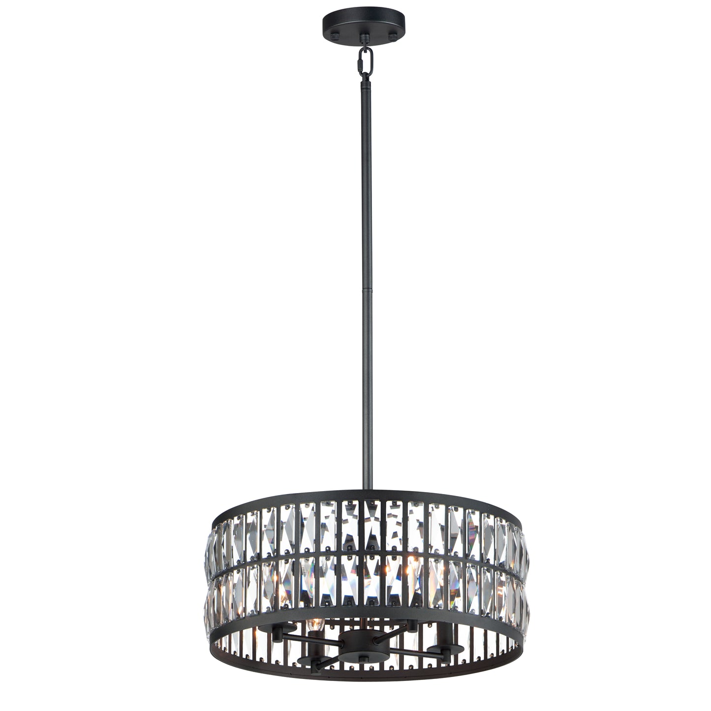 Madeline 4-Light Pendant Black by Maxim Lighting
