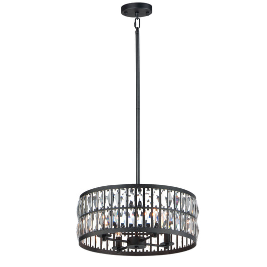 Madeline 4-Light Pendant Black by Maxim Lighting