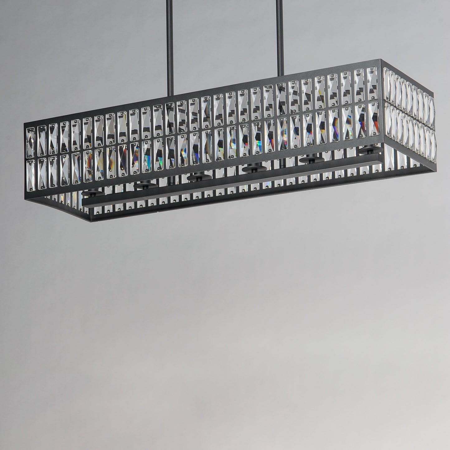 Madeline 6-Light Linear Pendant Black by Maxim Lighting