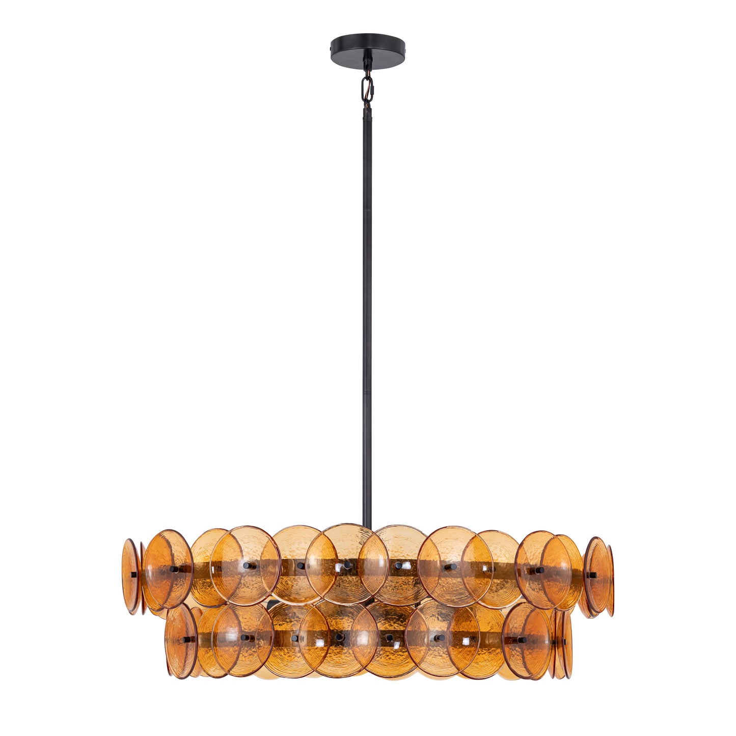 Loren 30" Chandelier Gunmetal by Maxim Lighting