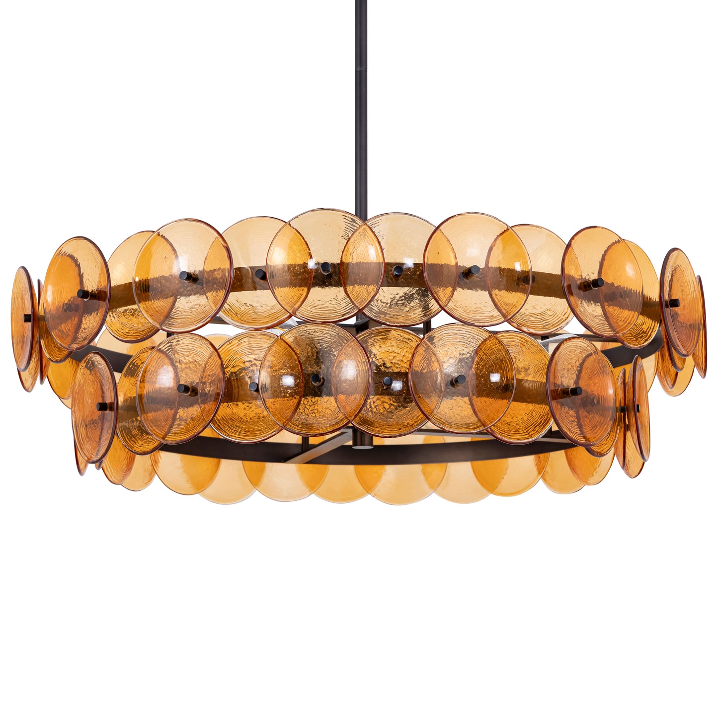 Loren 30" Chandelier Gunmetal by Maxim Lighting