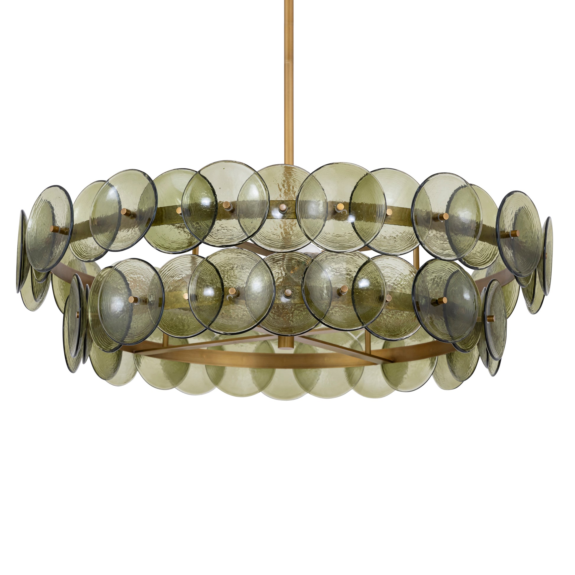 Loren 30" Chandelier Weathered Brass by Maxim Lighting