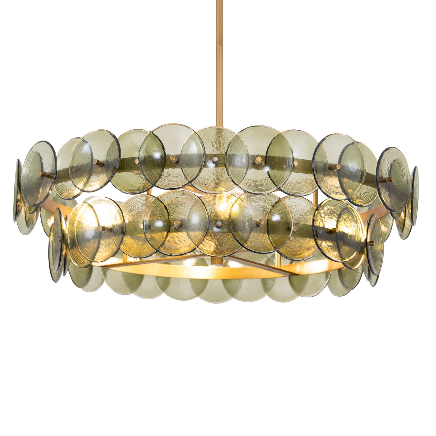 Loren 30" Chandelier Weathered Brass by Maxim Lighting