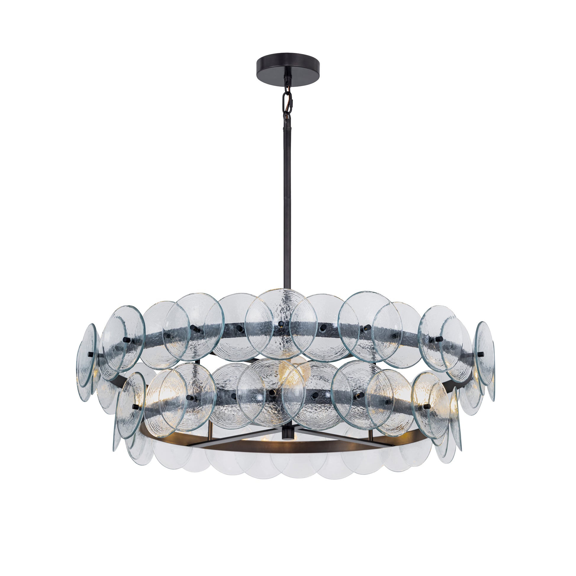 Loren 30" Chandelier Gunmetal by Maxim Lighting