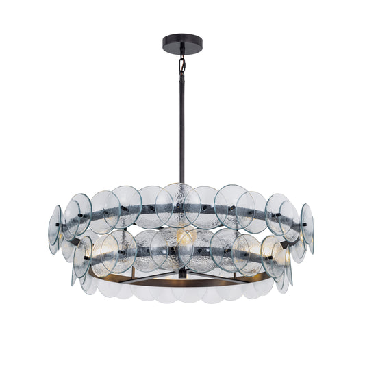 Loren 30" Chandelier Gunmetal by Maxim Lighting