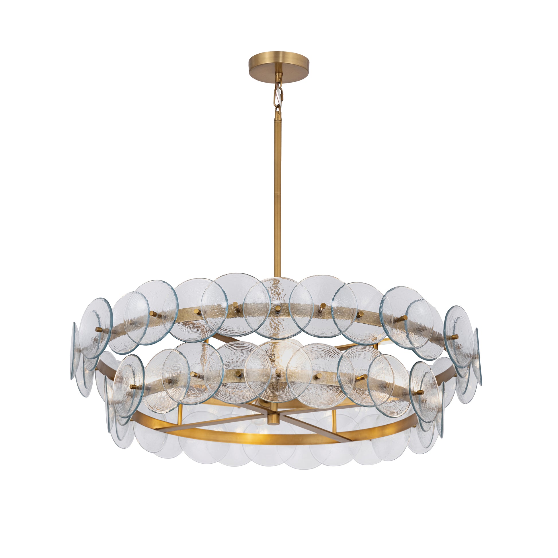 Loren 30" Chandelier Weathered Brass by Maxim Lighting