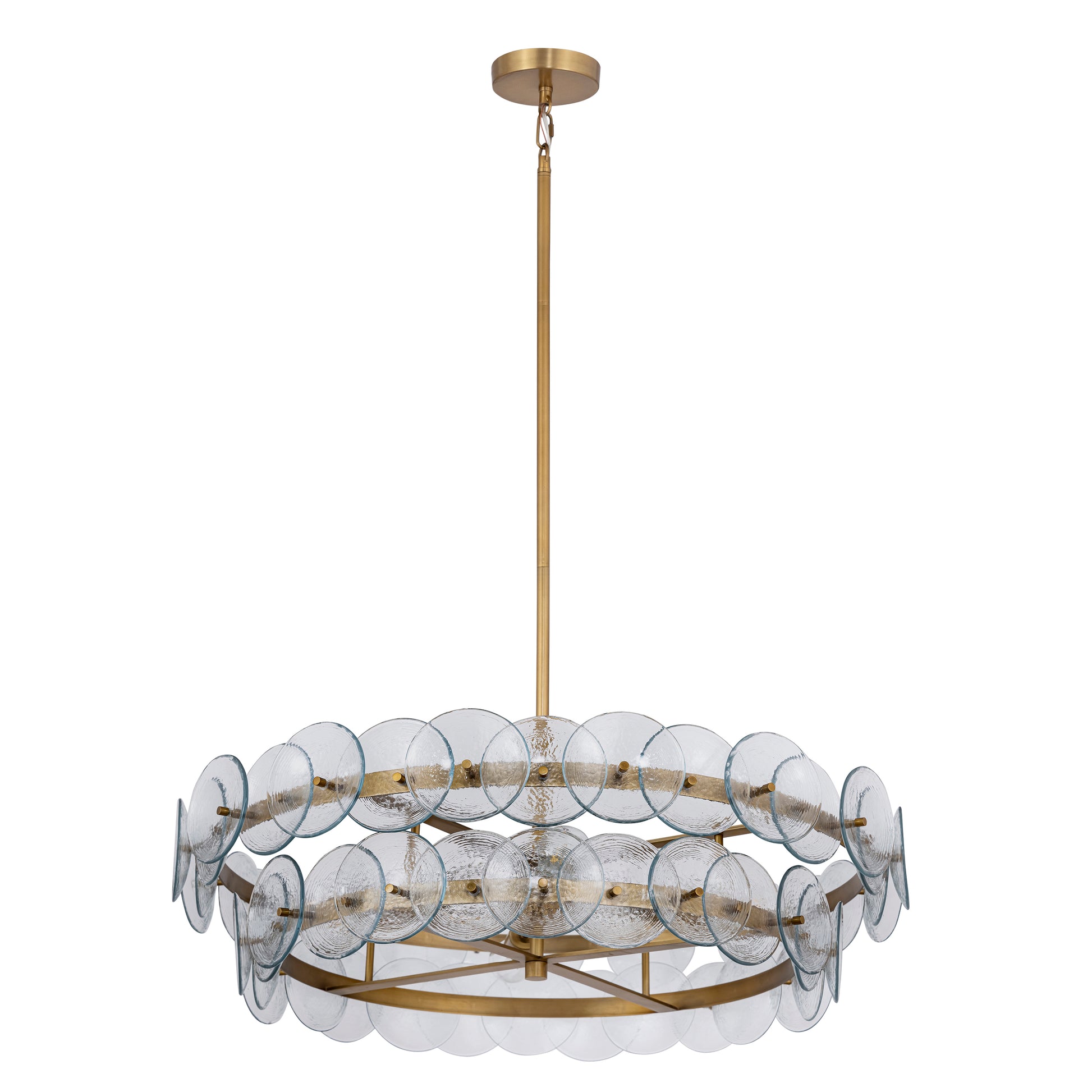 Loren 30" Chandelier Weathered Brass by Maxim Lighting