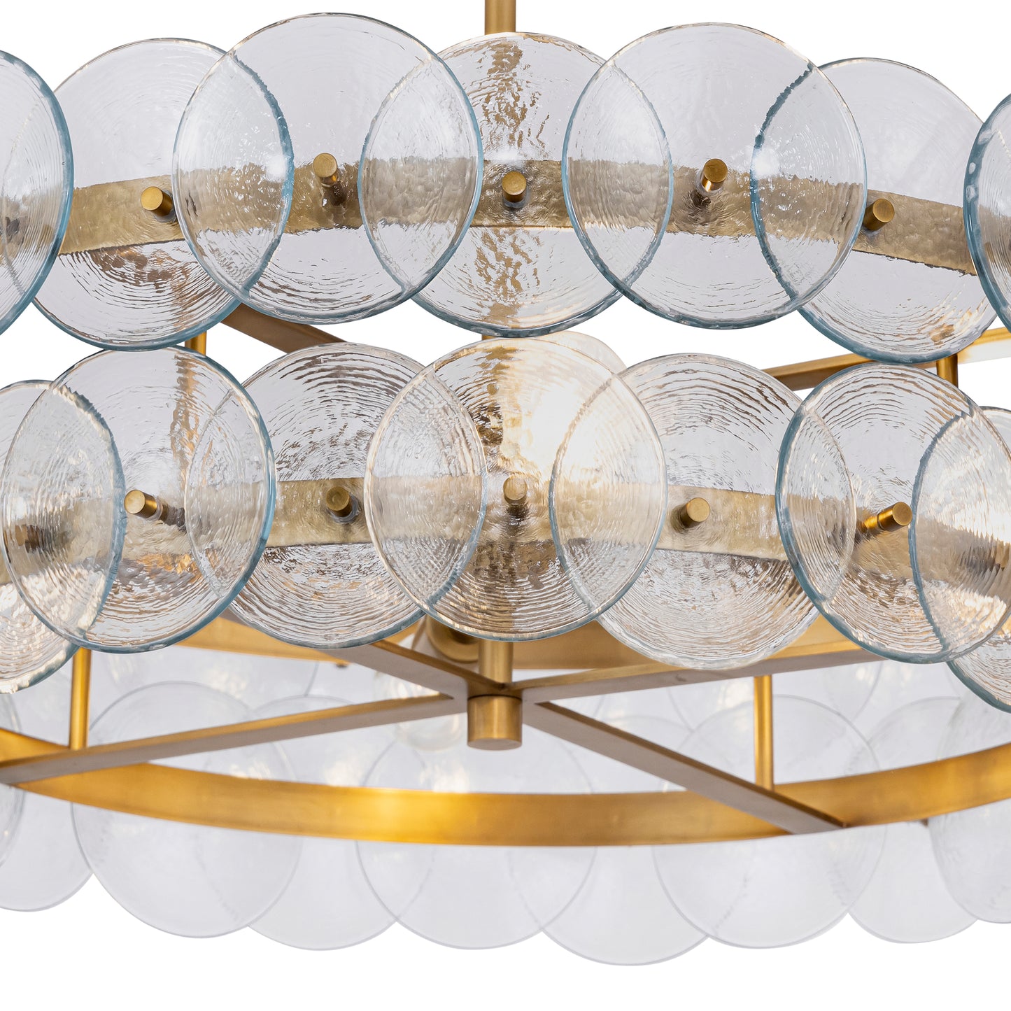 Loren 30" Chandelier Weathered Brass by Maxim Lighting