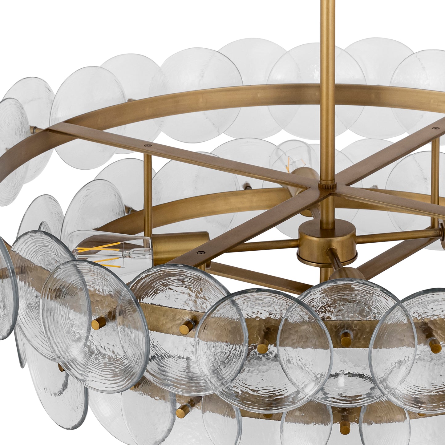 Loren 30" Chandelier Weathered Brass by Maxim Lighting