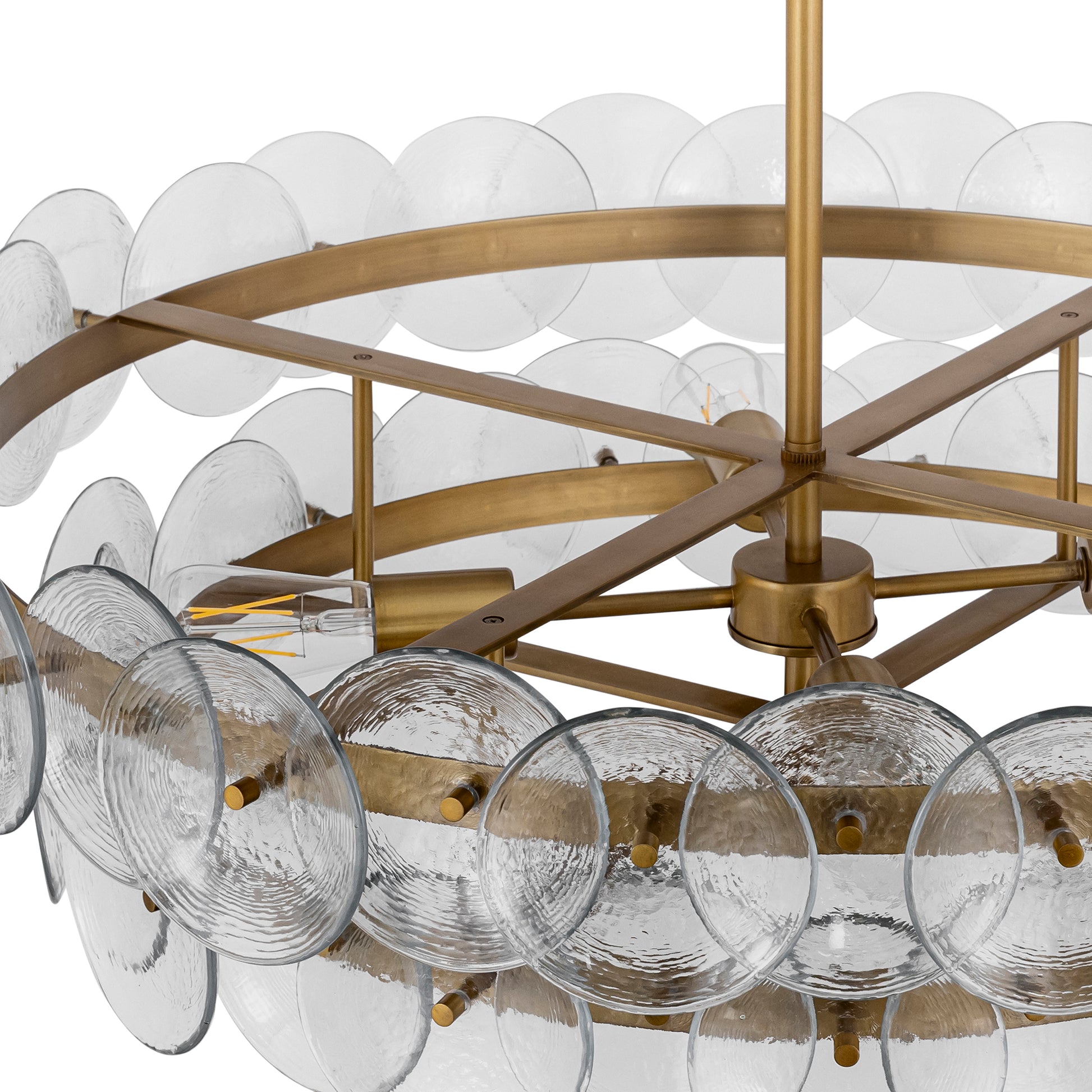 Loren 30" Chandelier Weathered Brass by Maxim Lighting