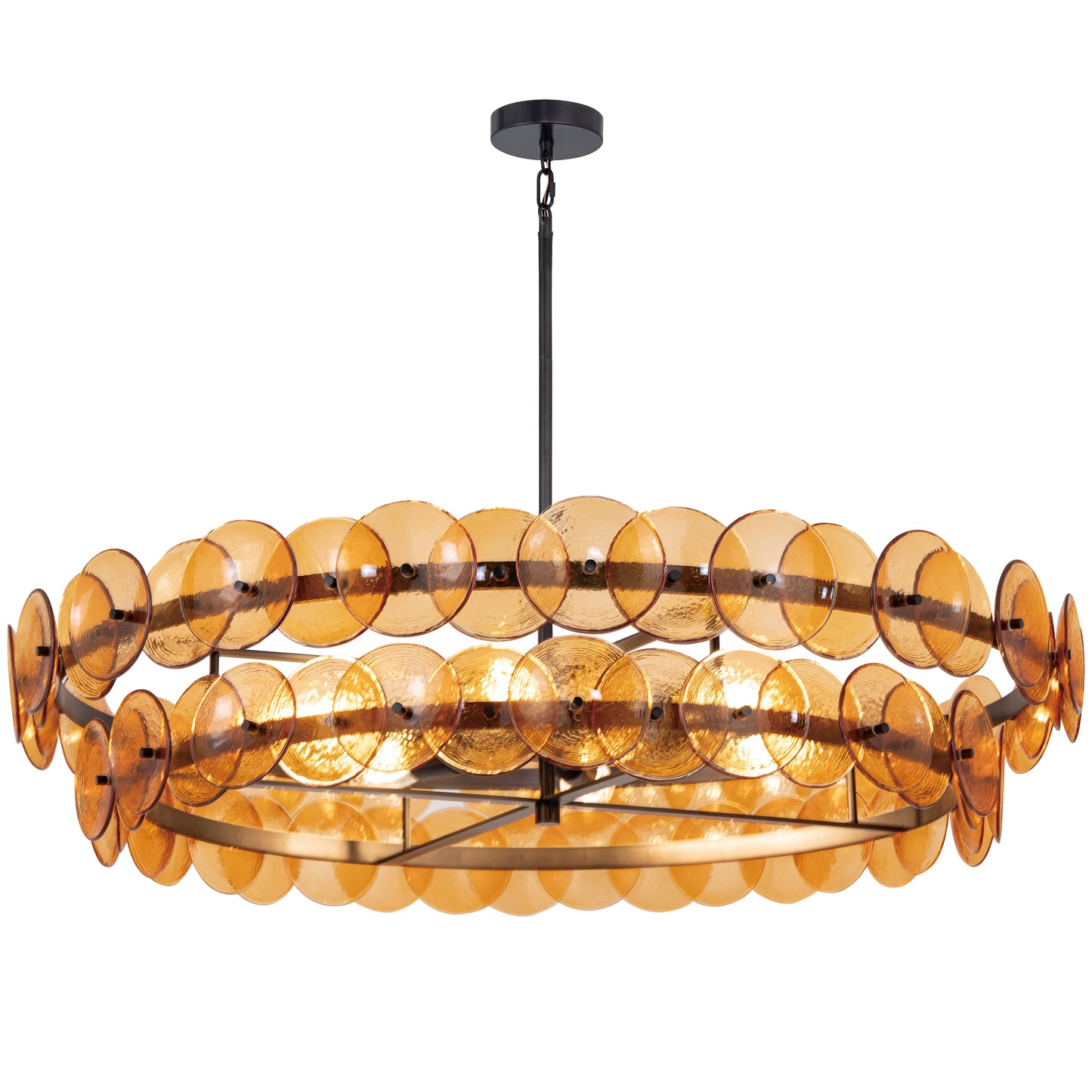 Loren 42" Chandelier Gunmetal by Maxim Lighting