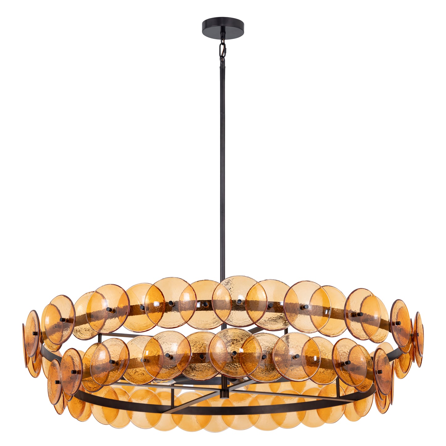 Loren 42" Chandelier Gunmetal by Maxim Lighting