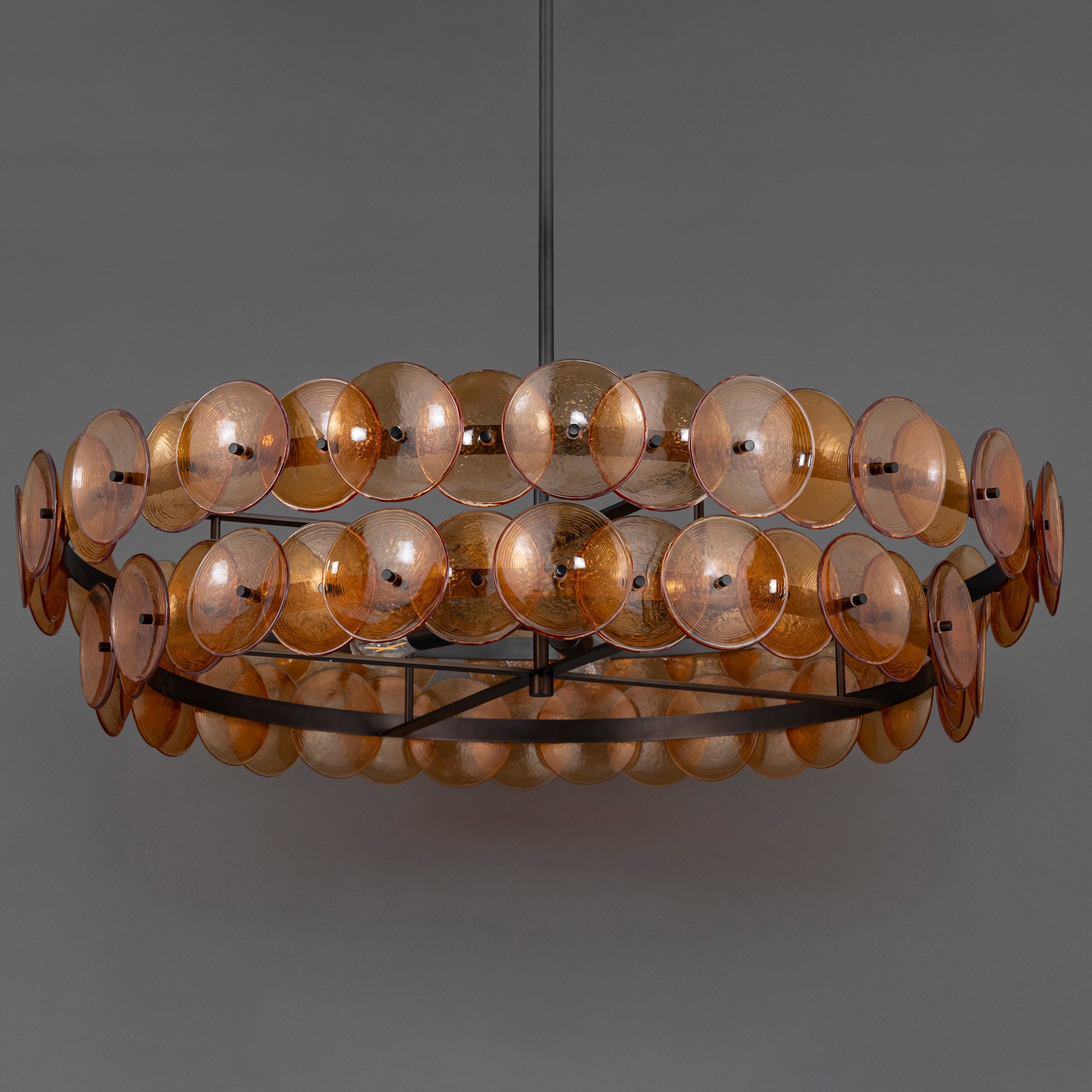 Loren 42" Chandelier Gunmetal by Maxim Lighting