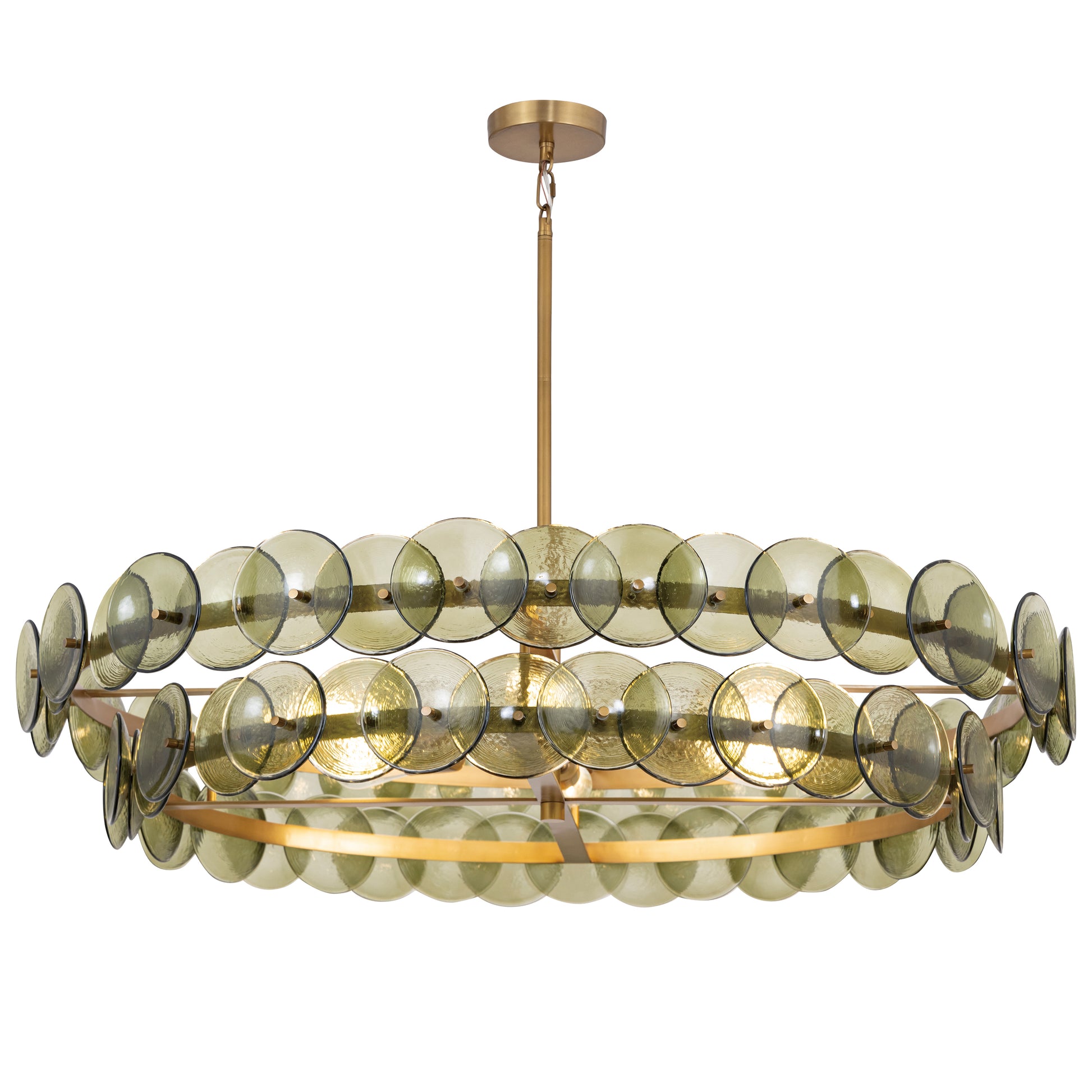 Loren 42" Chandelier Weathered Brass by Maxim Lighting