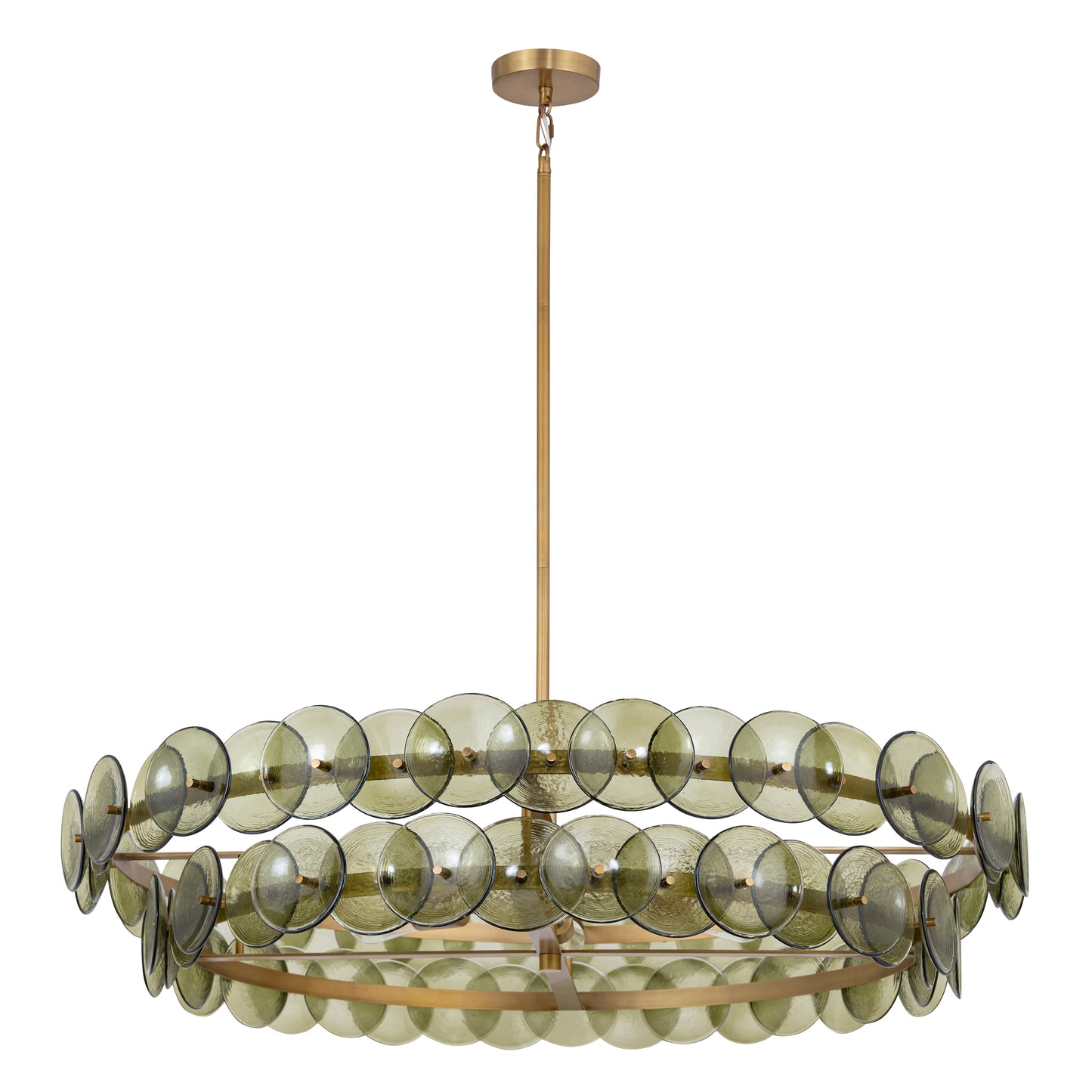 Loren 42" Chandelier Weathered Brass by Maxim Lighting