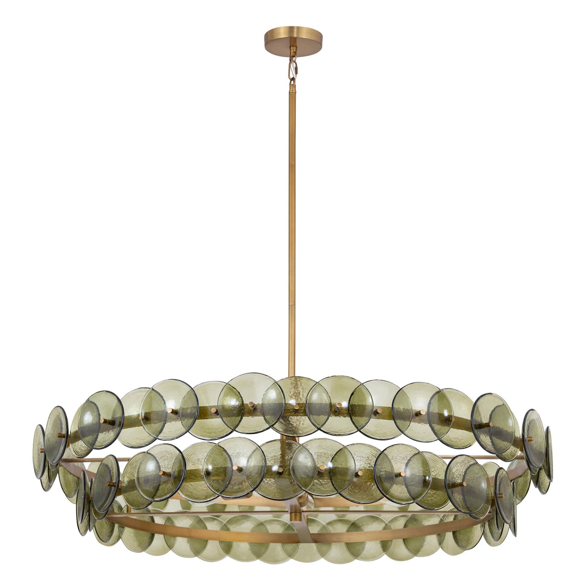 Loren 42" Chandelier Weathered Brass by Maxim Lighting
