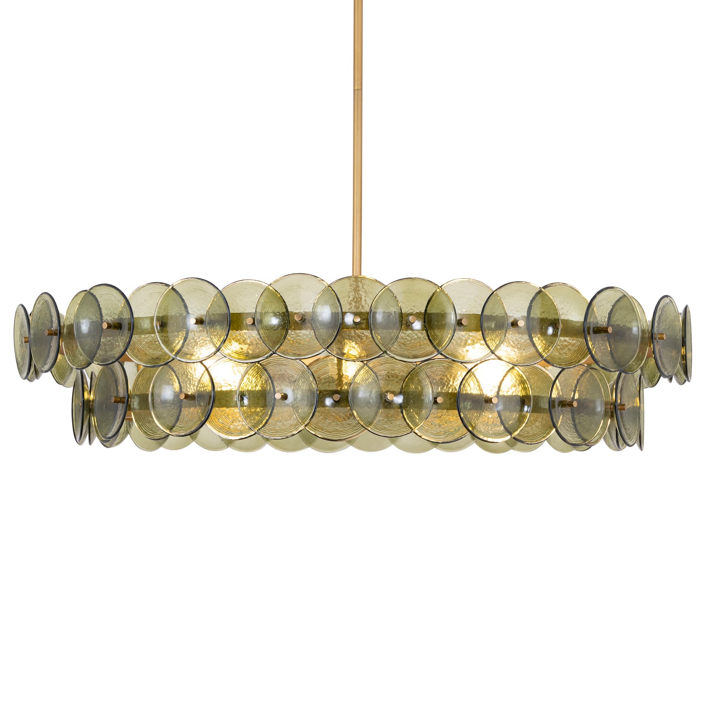 Loren 42" Chandelier Weathered Brass by Maxim Lighting