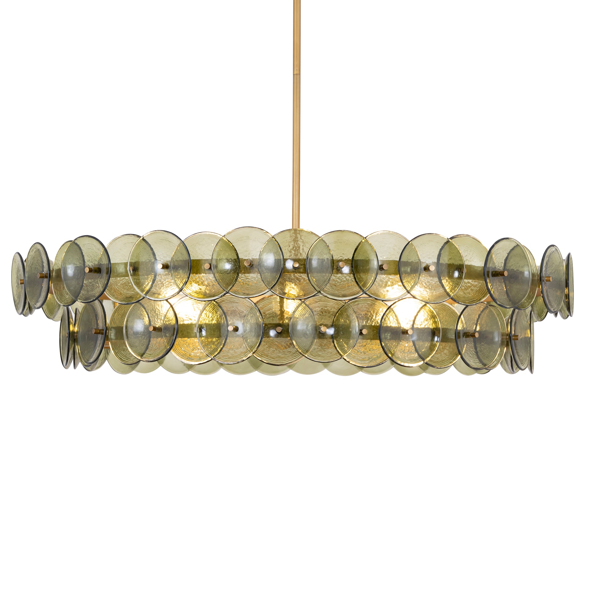 Loren 42" Chandelier Weathered Brass by Maxim Lighting