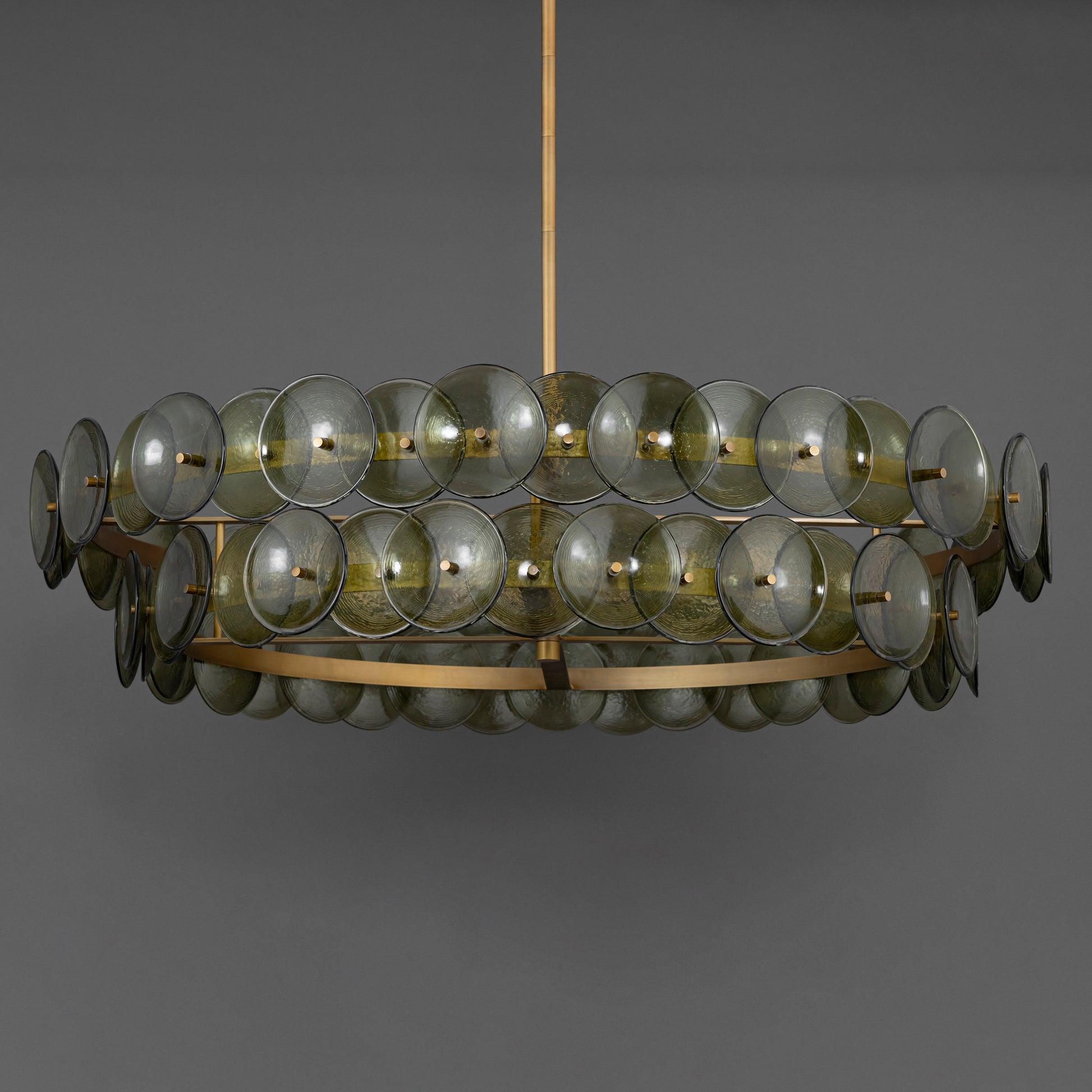 Loren 42" Chandelier Weathered Brass by Maxim Lighting