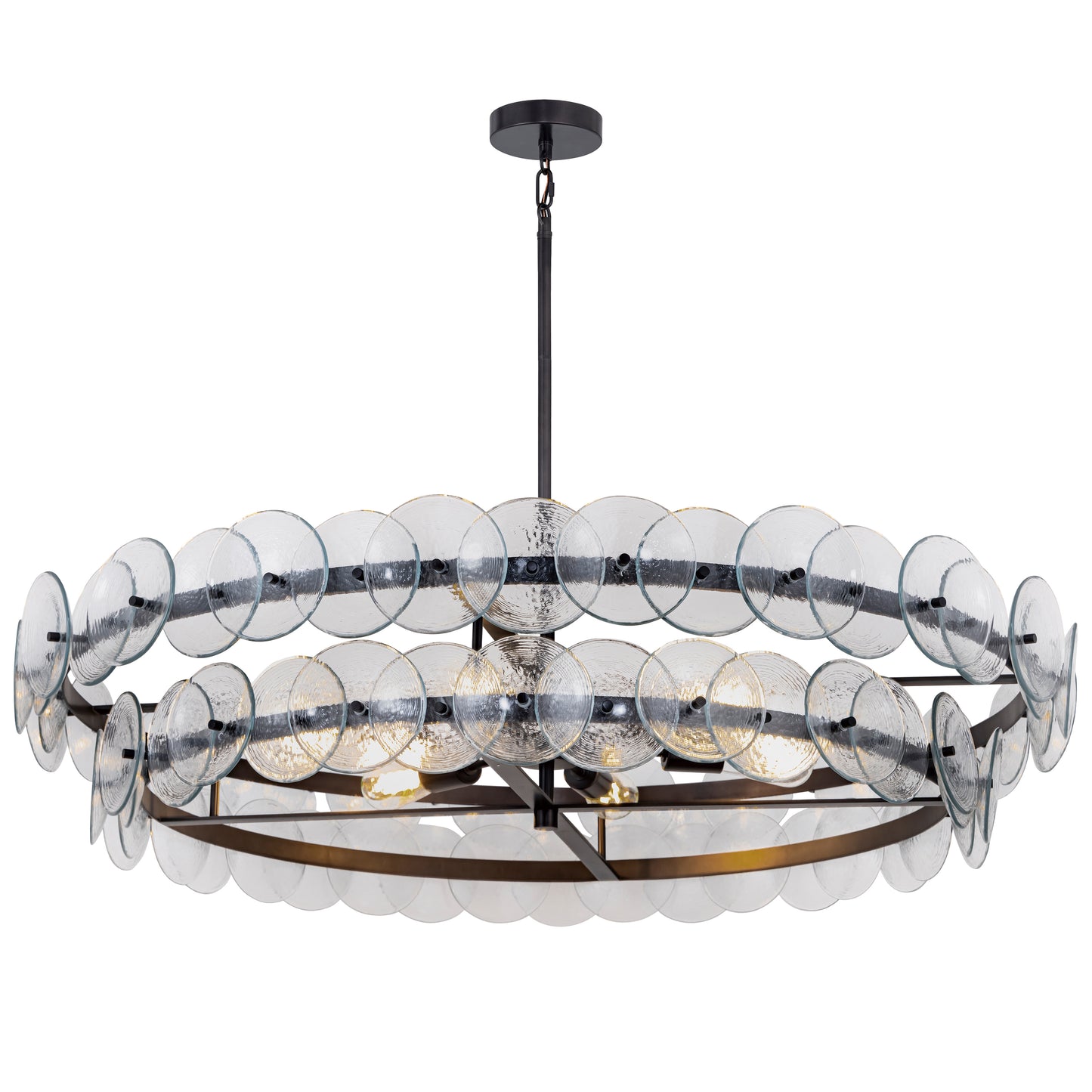 Loren 42" Chandelier Gunmetal by Maxim Lighting