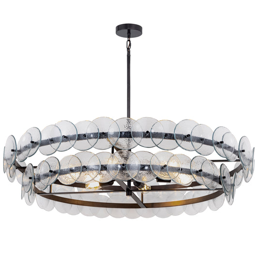 Loren 42" Chandelier Gunmetal by Maxim Lighting