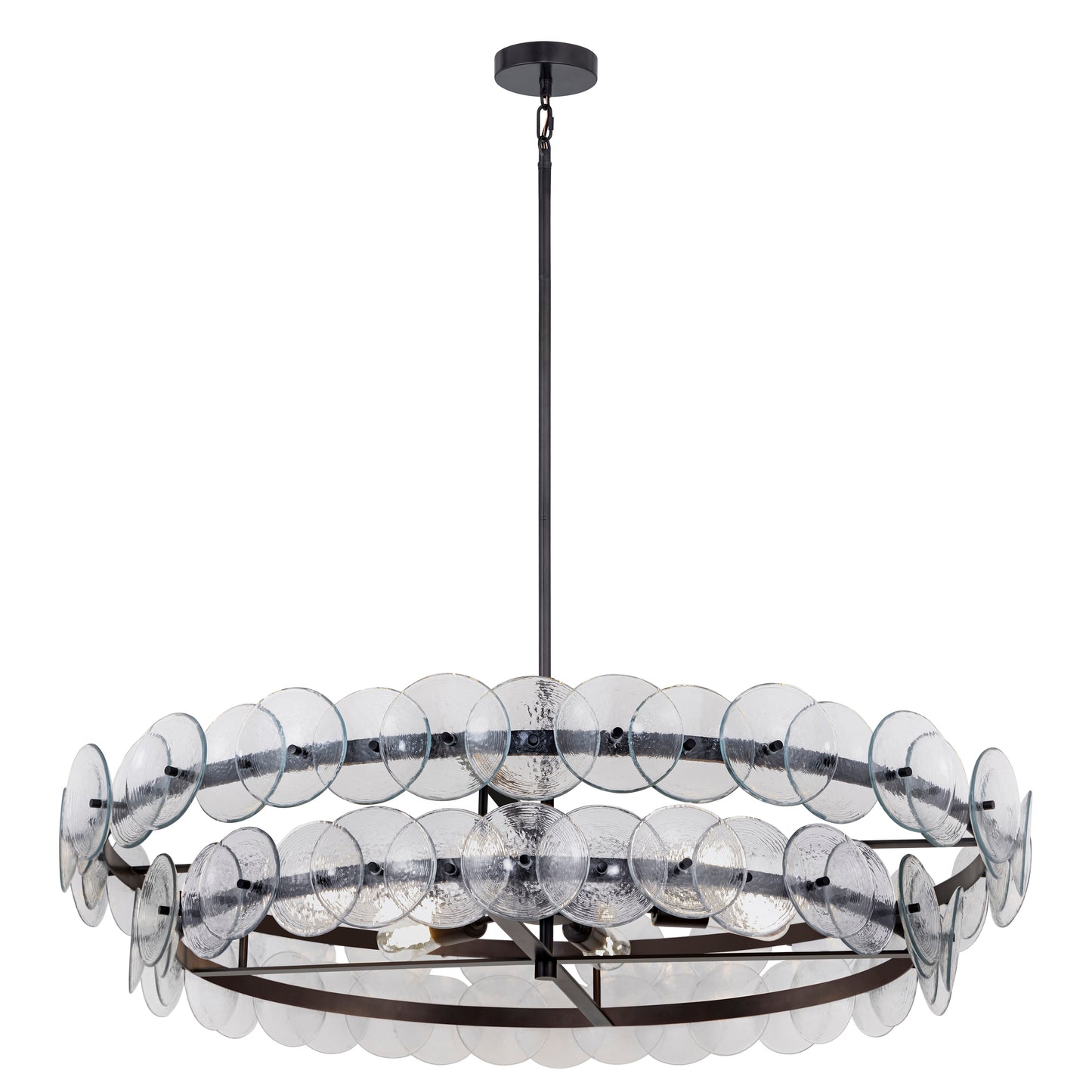 Loren 42" Chandelier Gunmetal by Maxim Lighting