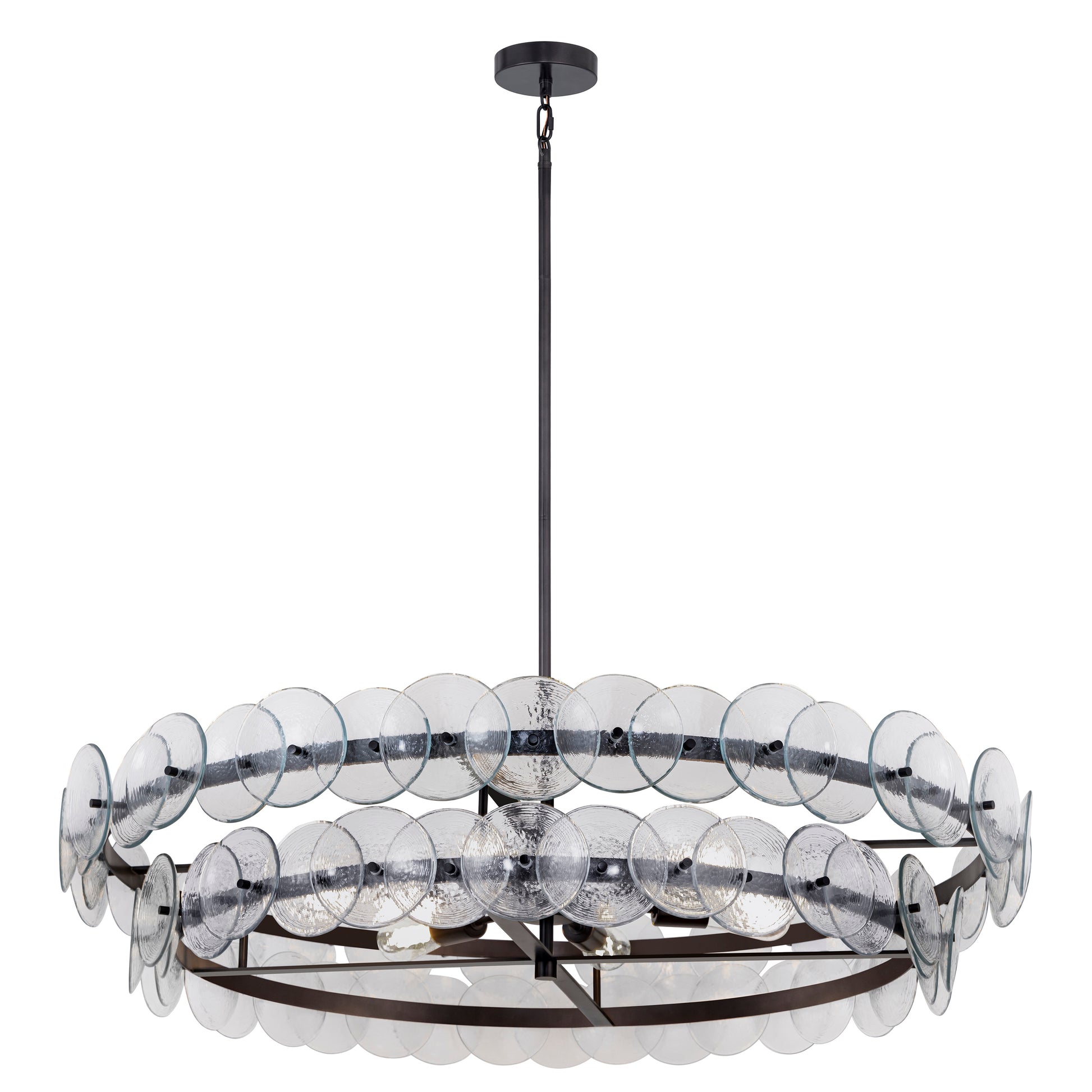 Loren 42" Chandelier Gunmetal by Maxim Lighting