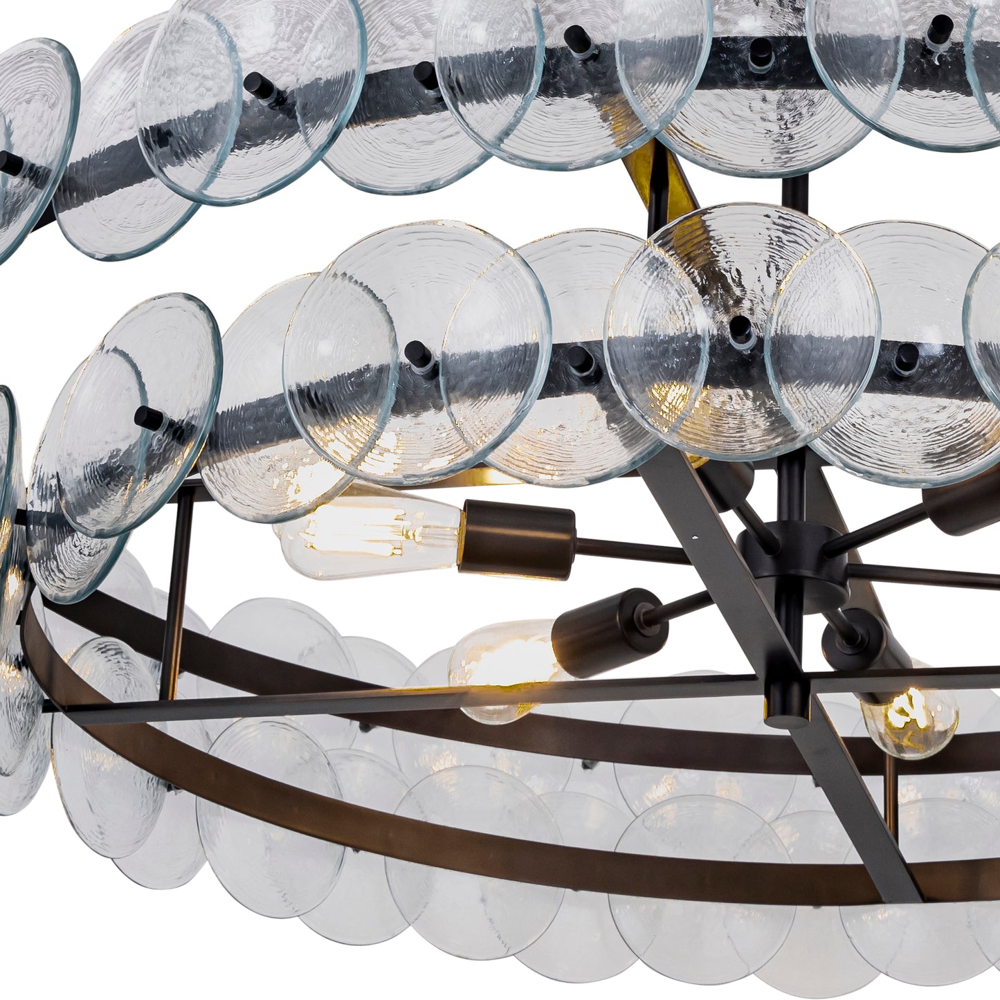 Loren 42" Chandelier Gunmetal by Maxim Lighting