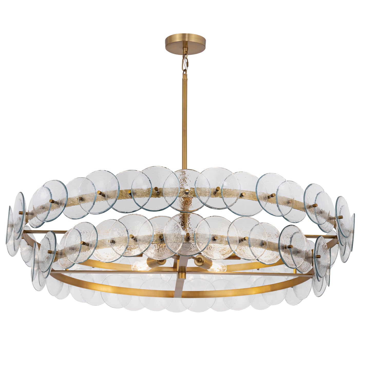 Loren 42" Chandelier Weathered Brass by Maxim Lighting