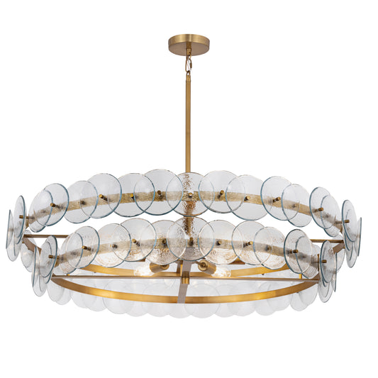Loren 42" Chandelier Weathered Brass by Maxim Lighting