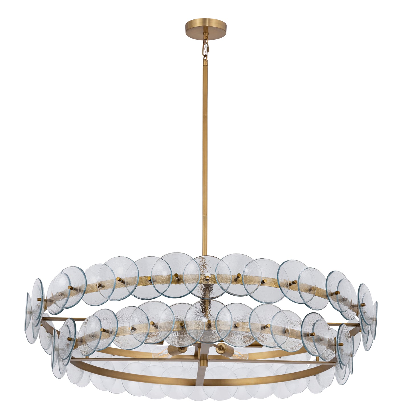 Loren 42" Chandelier Weathered Brass by Maxim Lighting