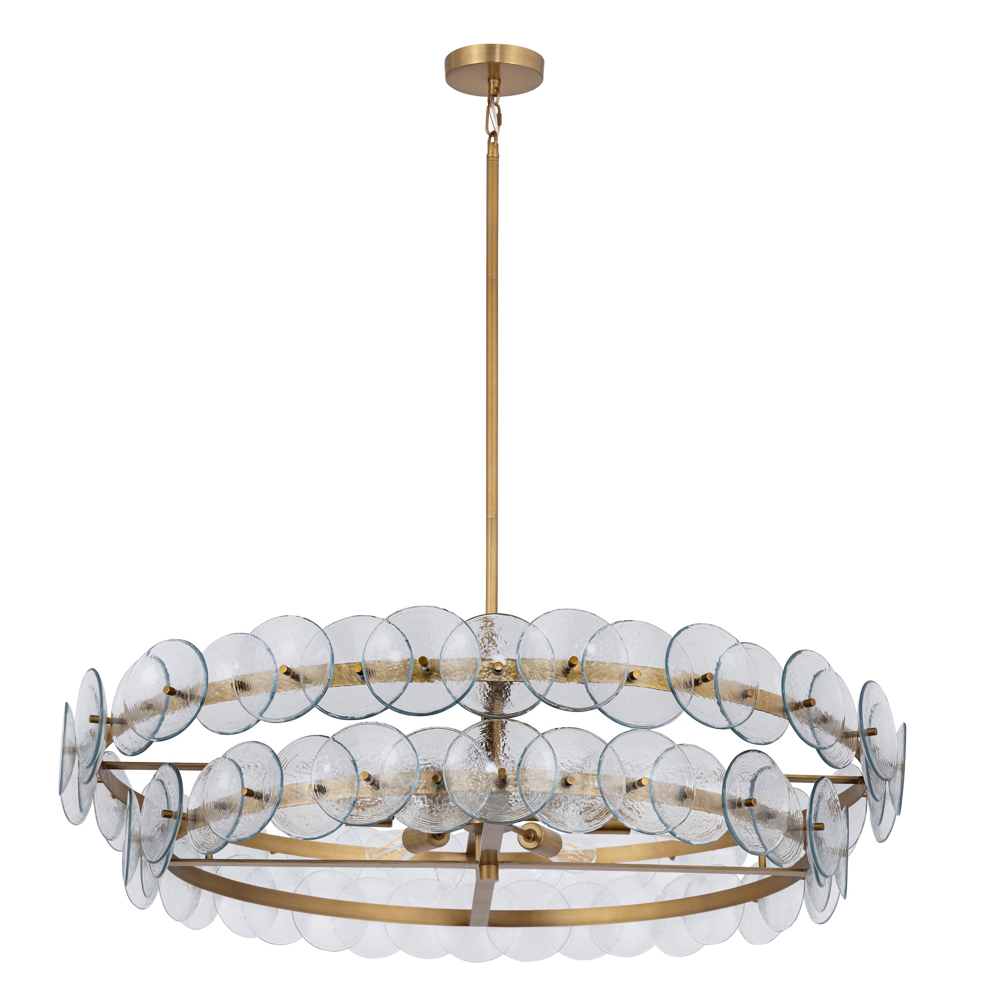 Loren 42" Chandelier Weathered Brass by Maxim Lighting