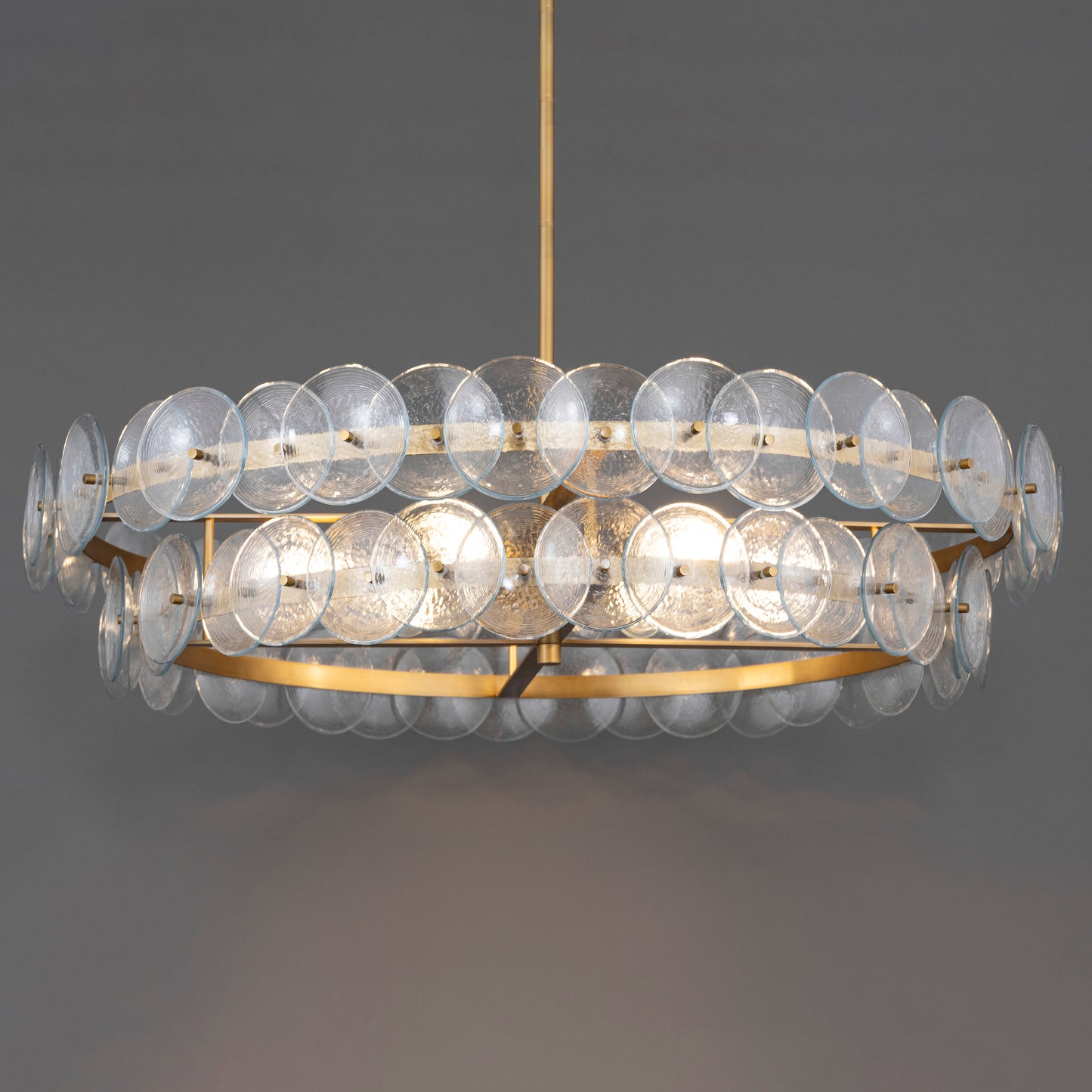 Loren 42" Chandelier Weathered Brass by Maxim Lighting